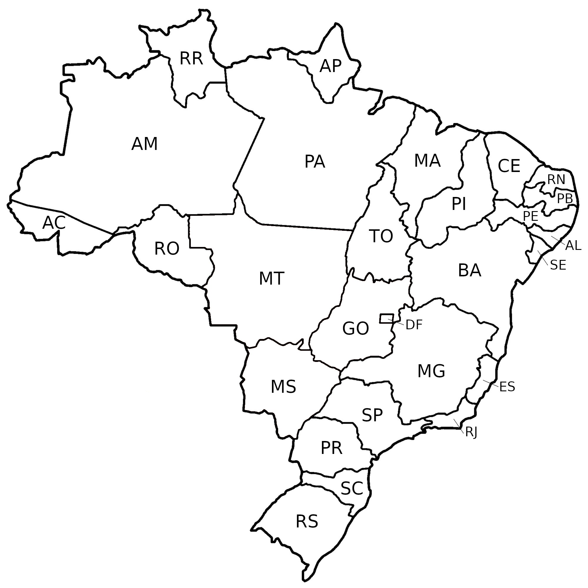 Mapa Brasil